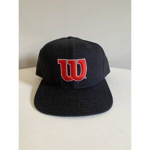 Vintage Wilson New Era Sporting Goods Snapback Hat Dupont Visor Cap 1980’s M/L
